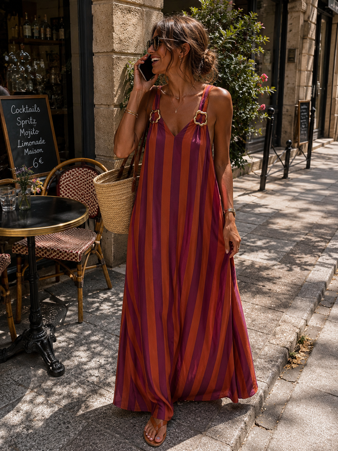 Robe « LIGNÉE » TERRACOTTA