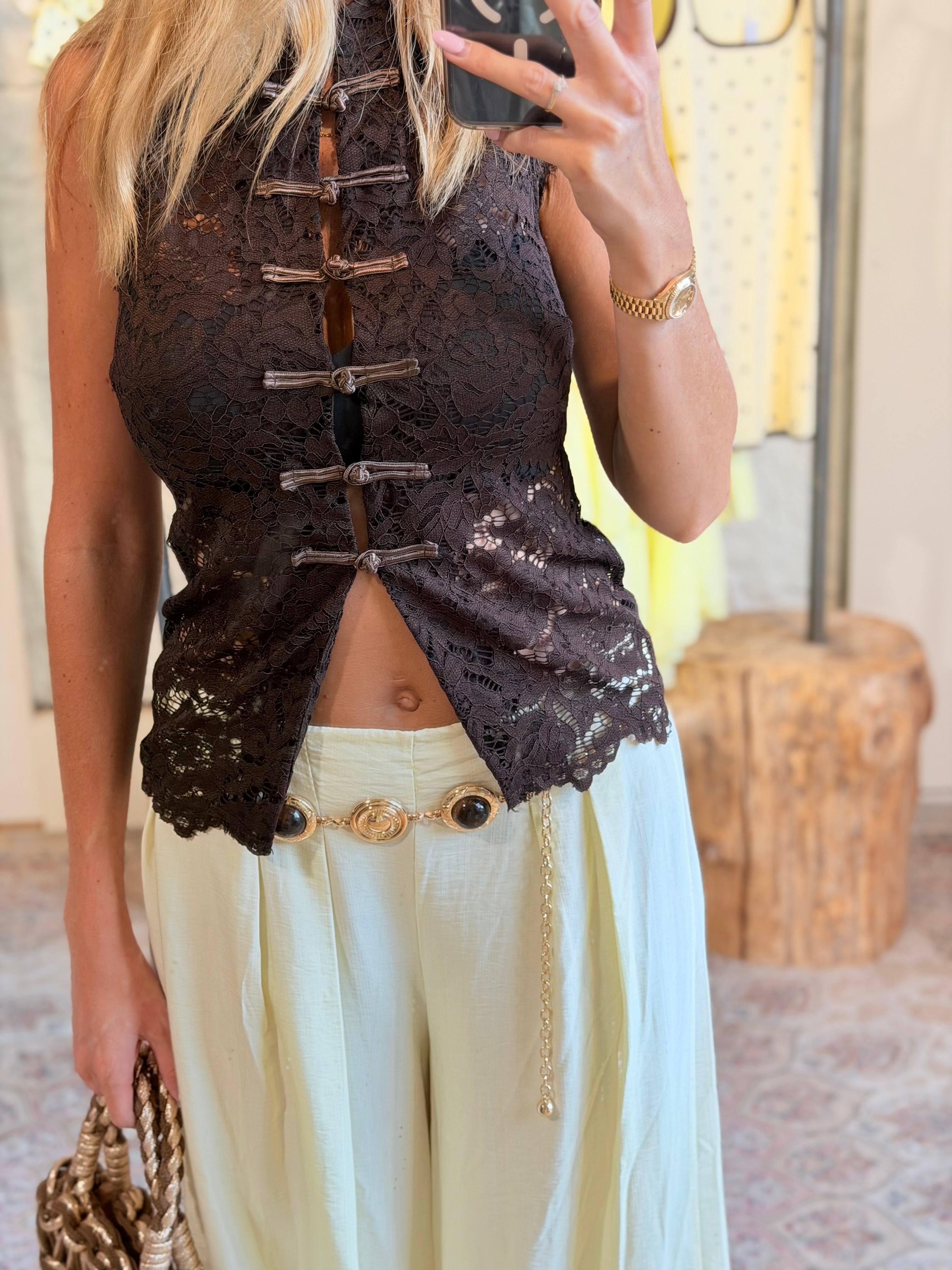 Blouse « DENTELLE » CHOCO
