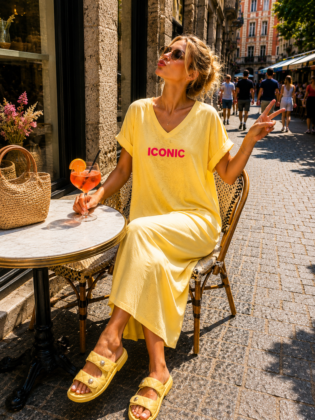Robe « JAUNE » ICONIC