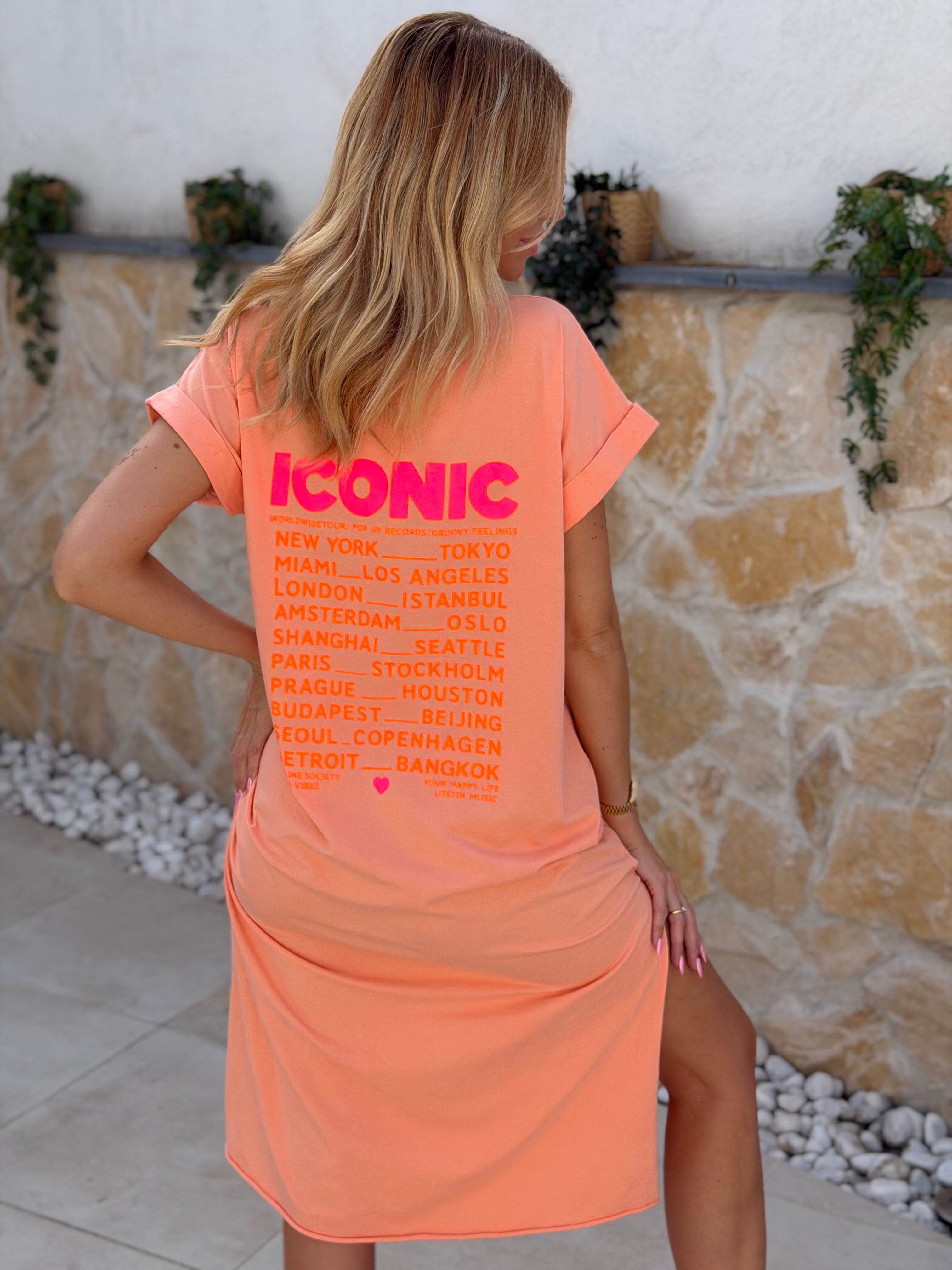 Robe « ICONIC ORANGE » LONGUE