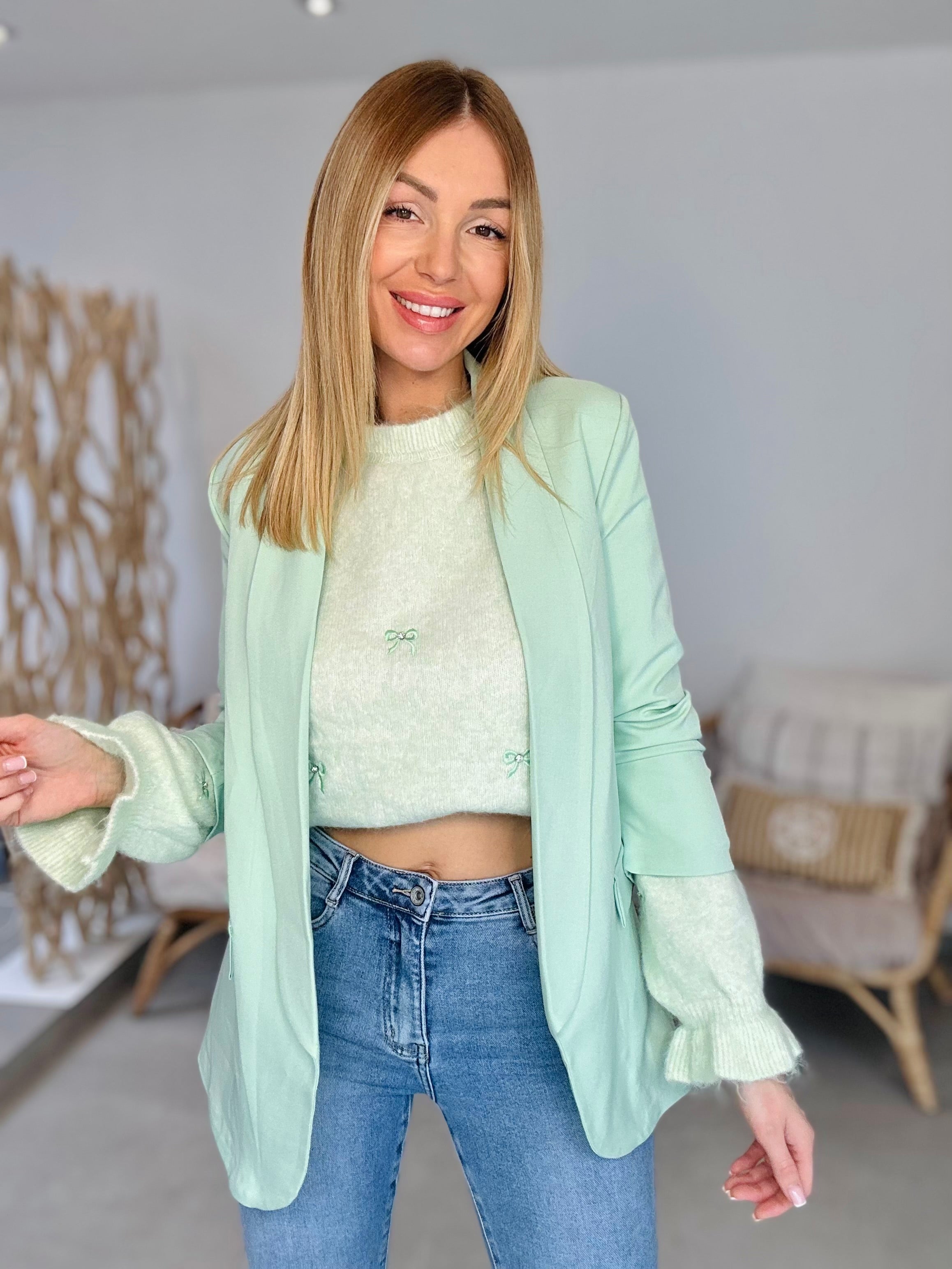 Blazer « VERT D’EAU »