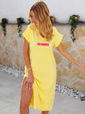 Robe « ICONIC LONGUE » JAUNE