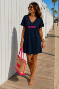 Robe « ICONIC » BLEU COURTE