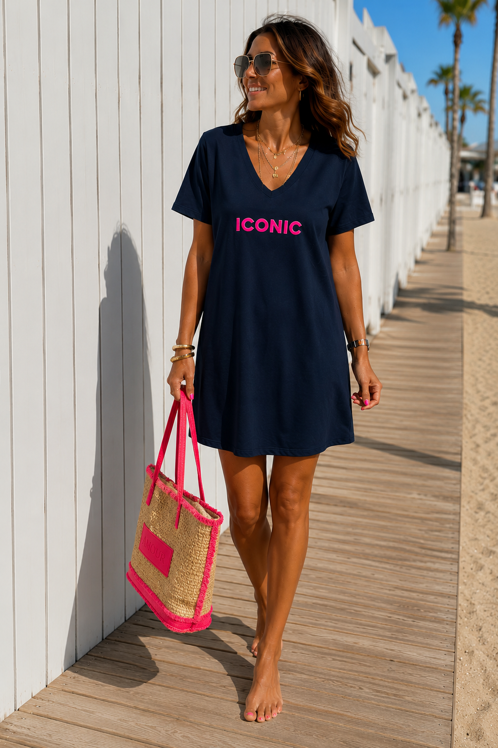 Robe « ICONIC » BLEU COURTE