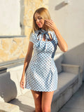 Robe « POIS » BLEU