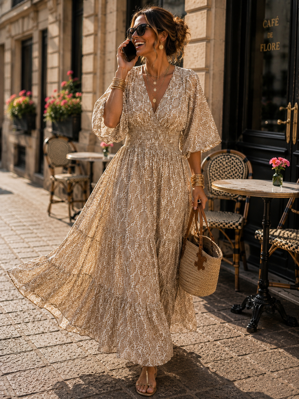 Robe « ANGIE » GAZE DE COTON