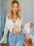 Gilet « DENTELLE » BEIGE