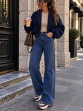 Jeans « BLEU » STRASS