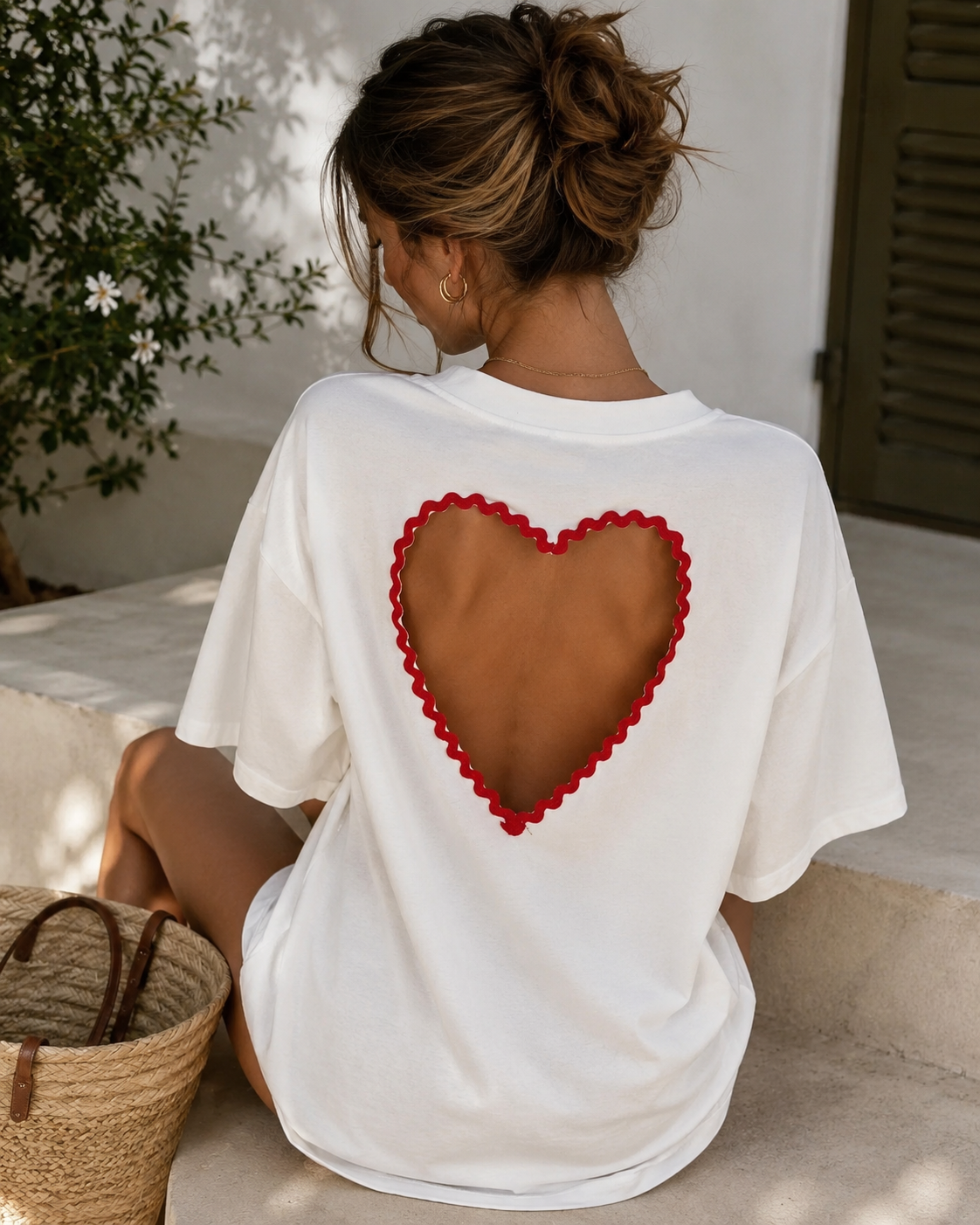 Tee-shirts« CŒUR » BLANC
