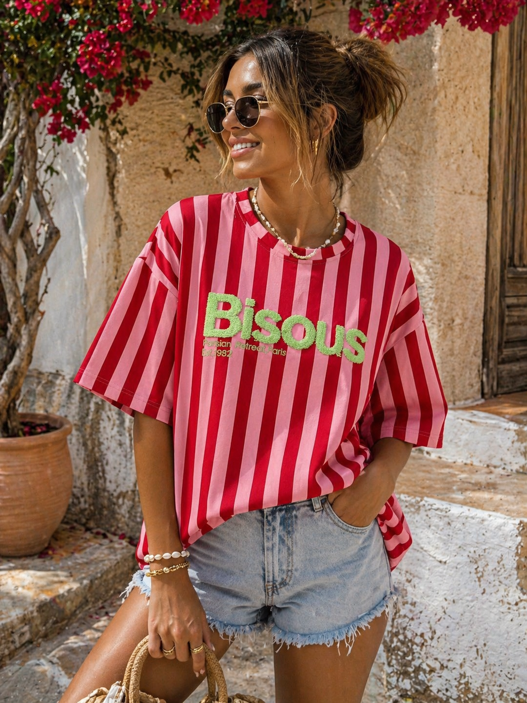 Sweat-shirt « BISOUS »