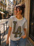 Tee-shirts « SEQUIN » JAUNE
