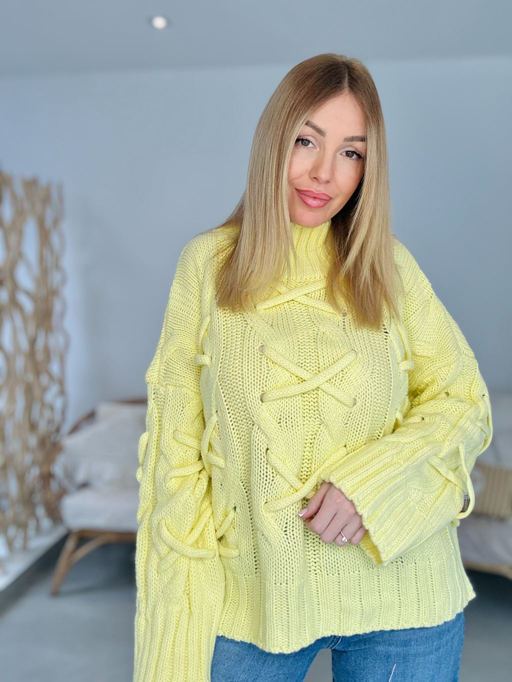 Pull « LAURIE » JAUNE