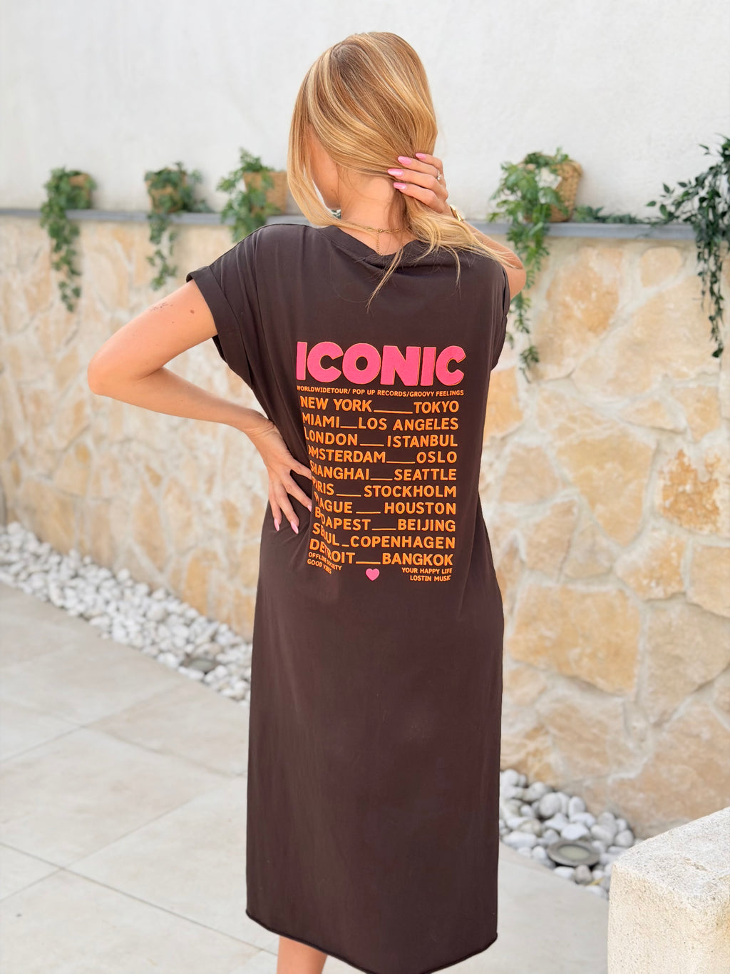 Robe « ICONIC CHOCO » LONGUE