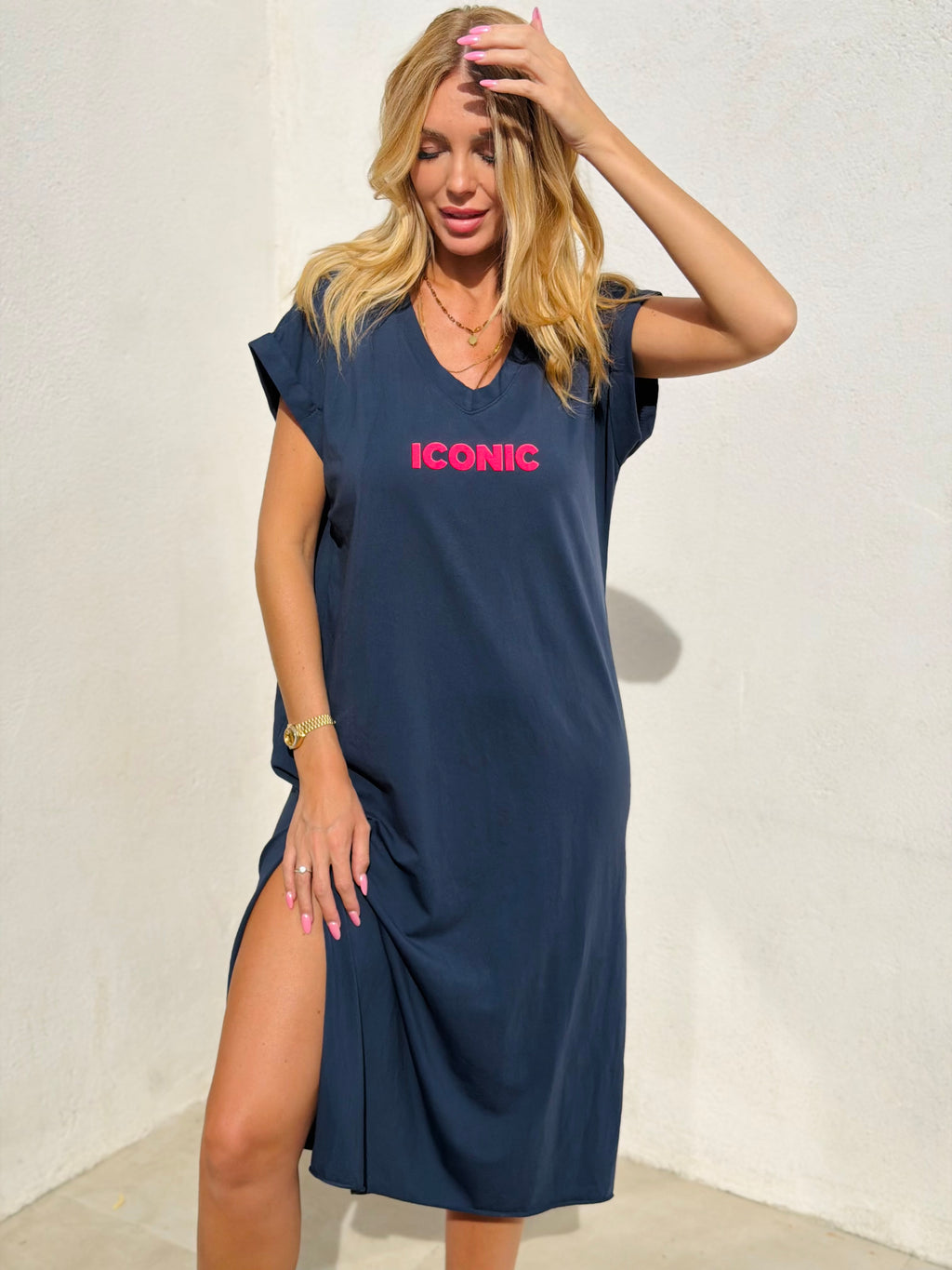Robe « ICONIC BLEU NUIT » LONGUE