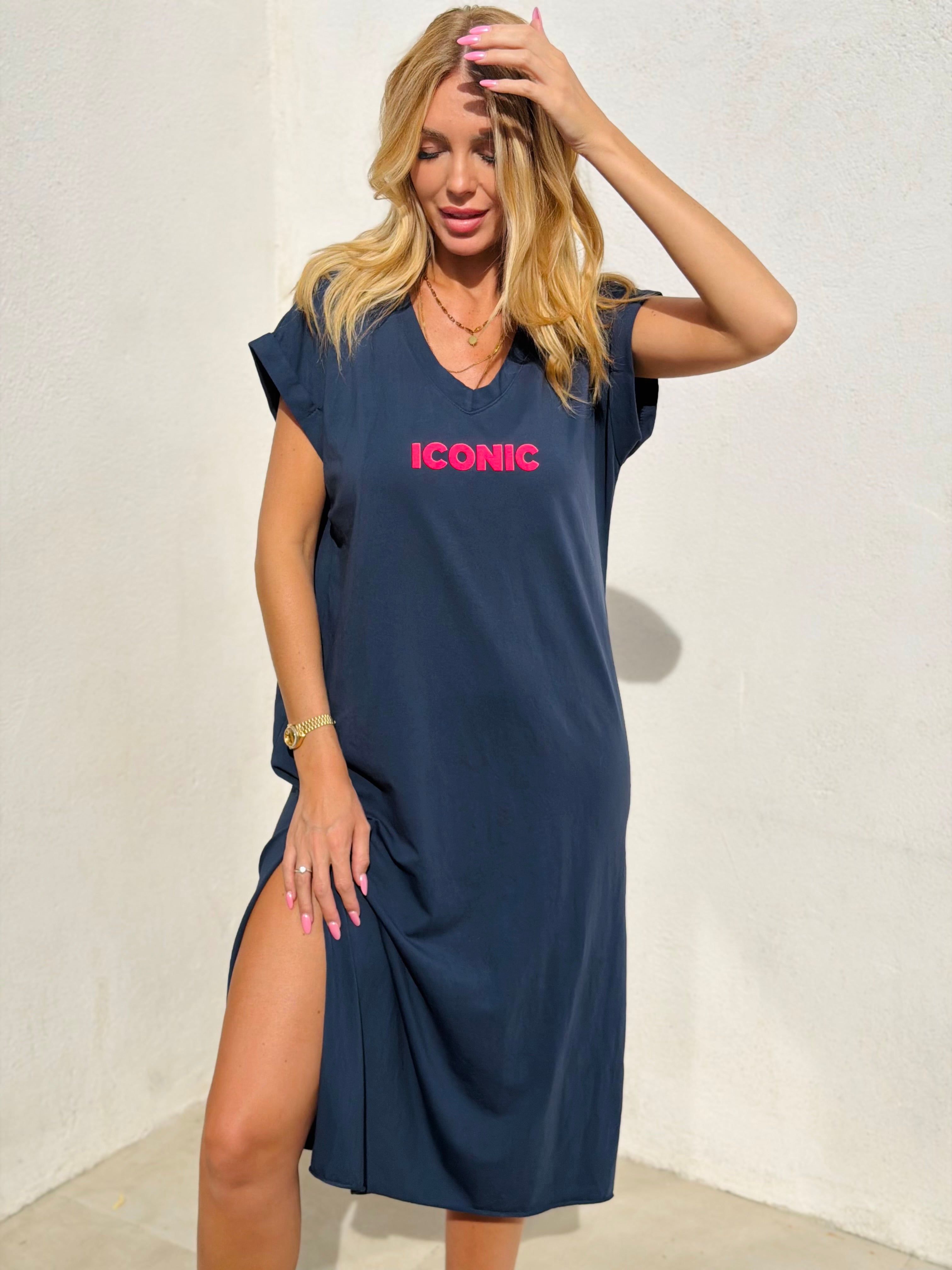 Robe « ICONIC BLEU NUIT » LONGUE