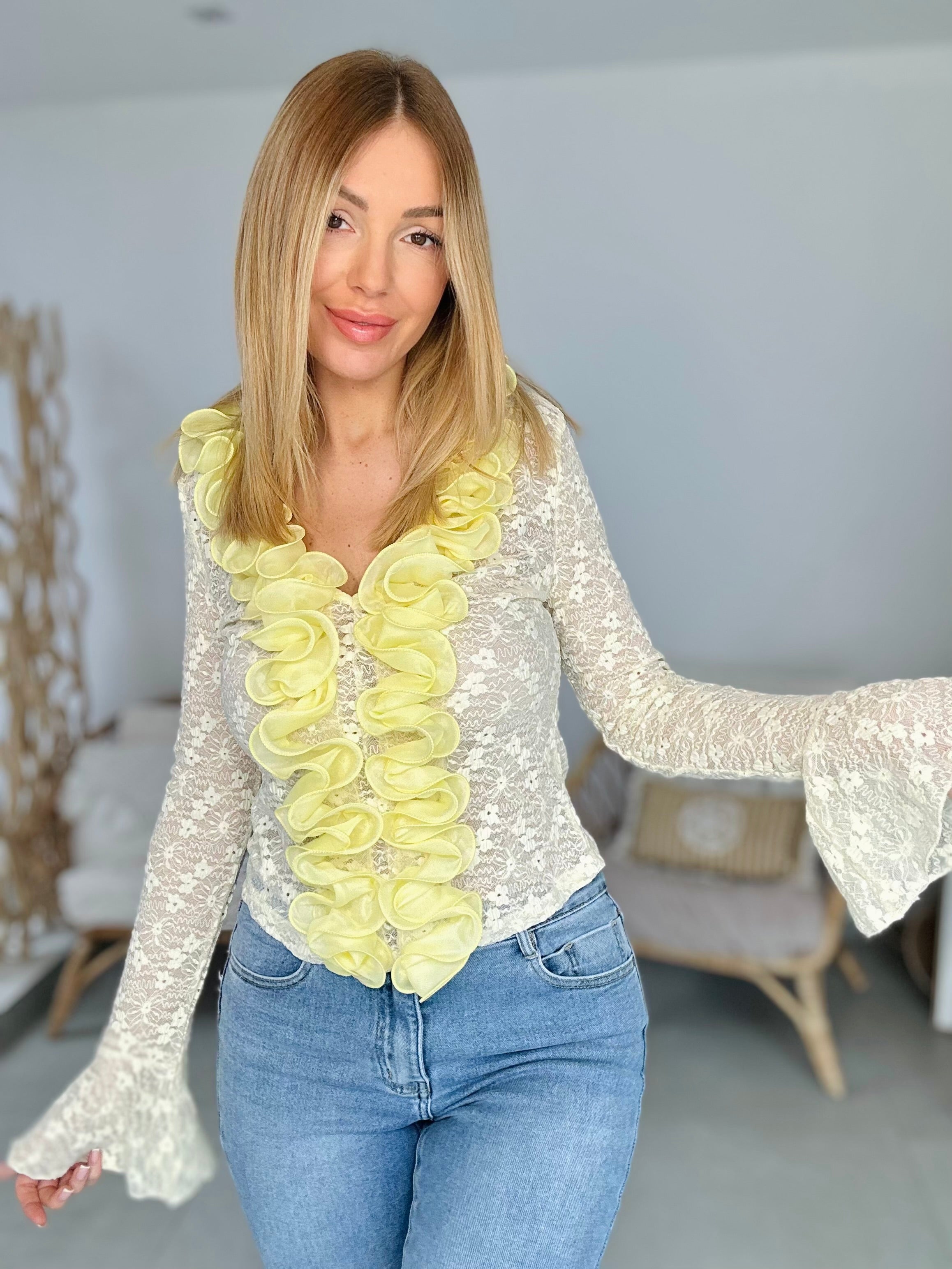 Blouse « FANNY » JAUNE