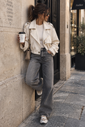 Veste « SUÉDINE » BEIGE