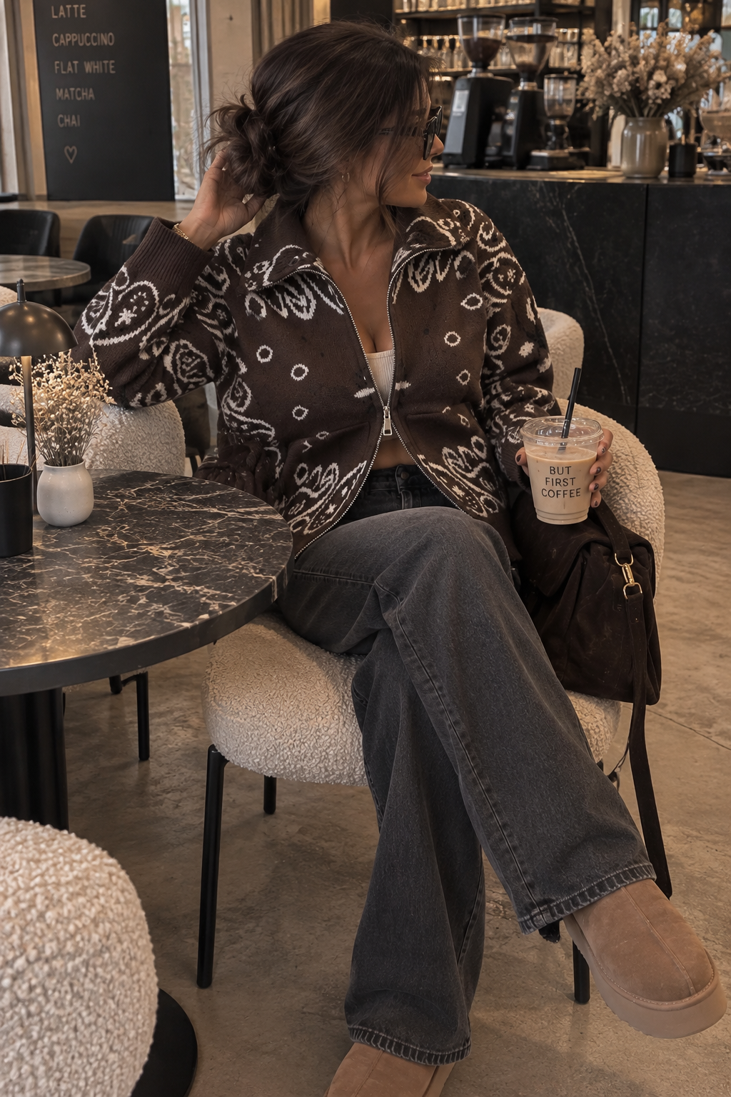 Gilet « BANDANA » CHOCO