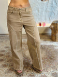 Jeans « REDIAL CLOUTÉ » TAUPE