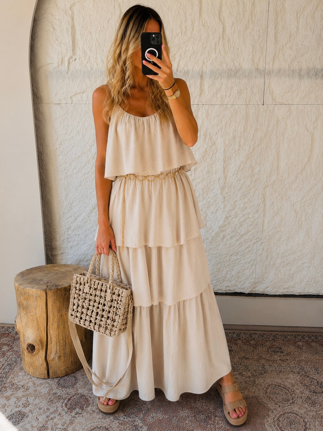 Robe « BEIGE » BOHÈME