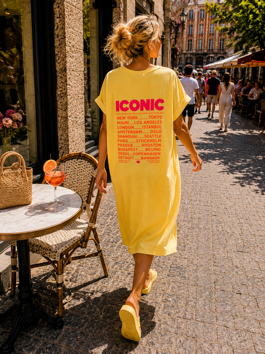 Robe « JAUNE » ICONIC