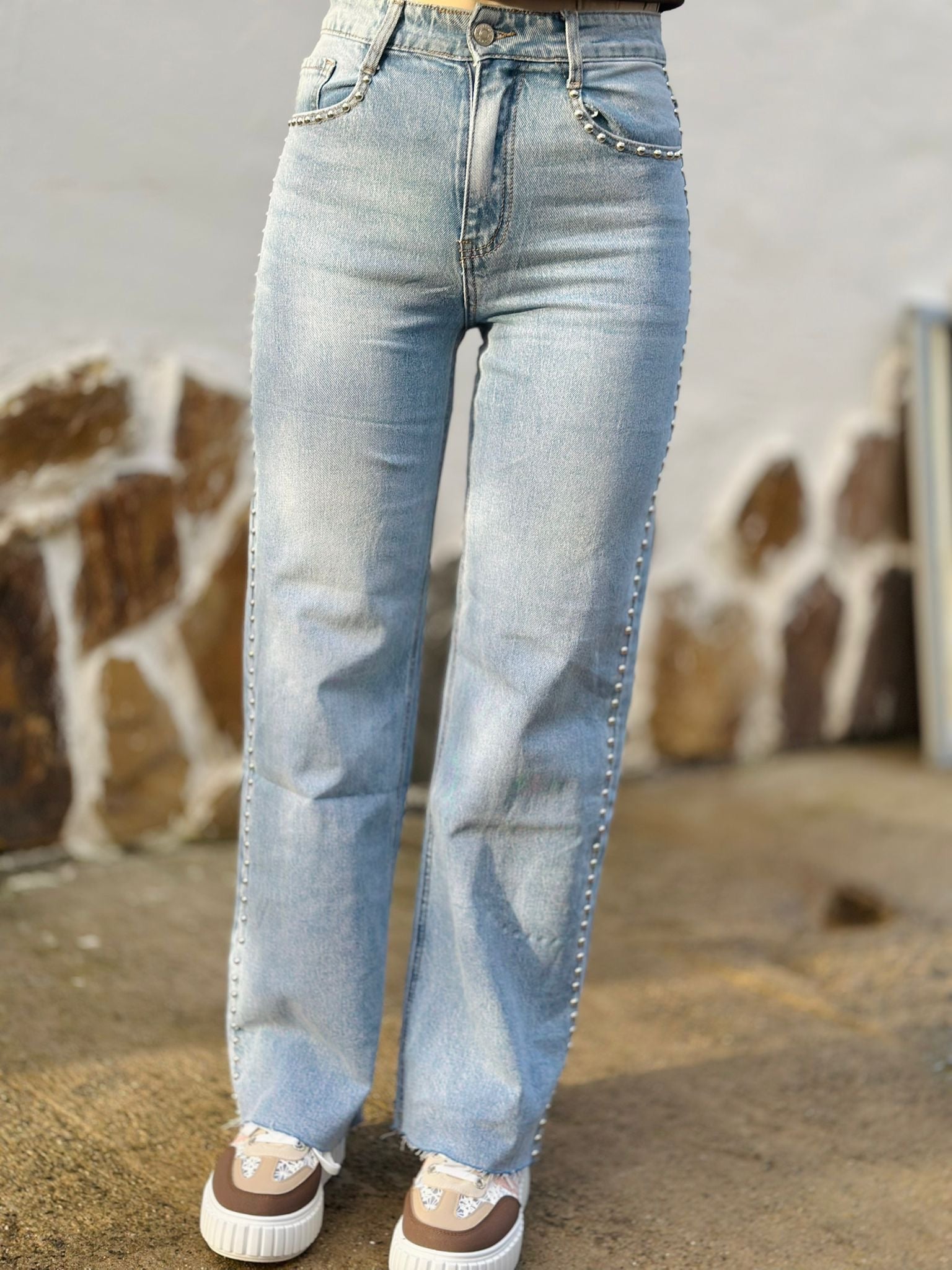 Jeans clouté