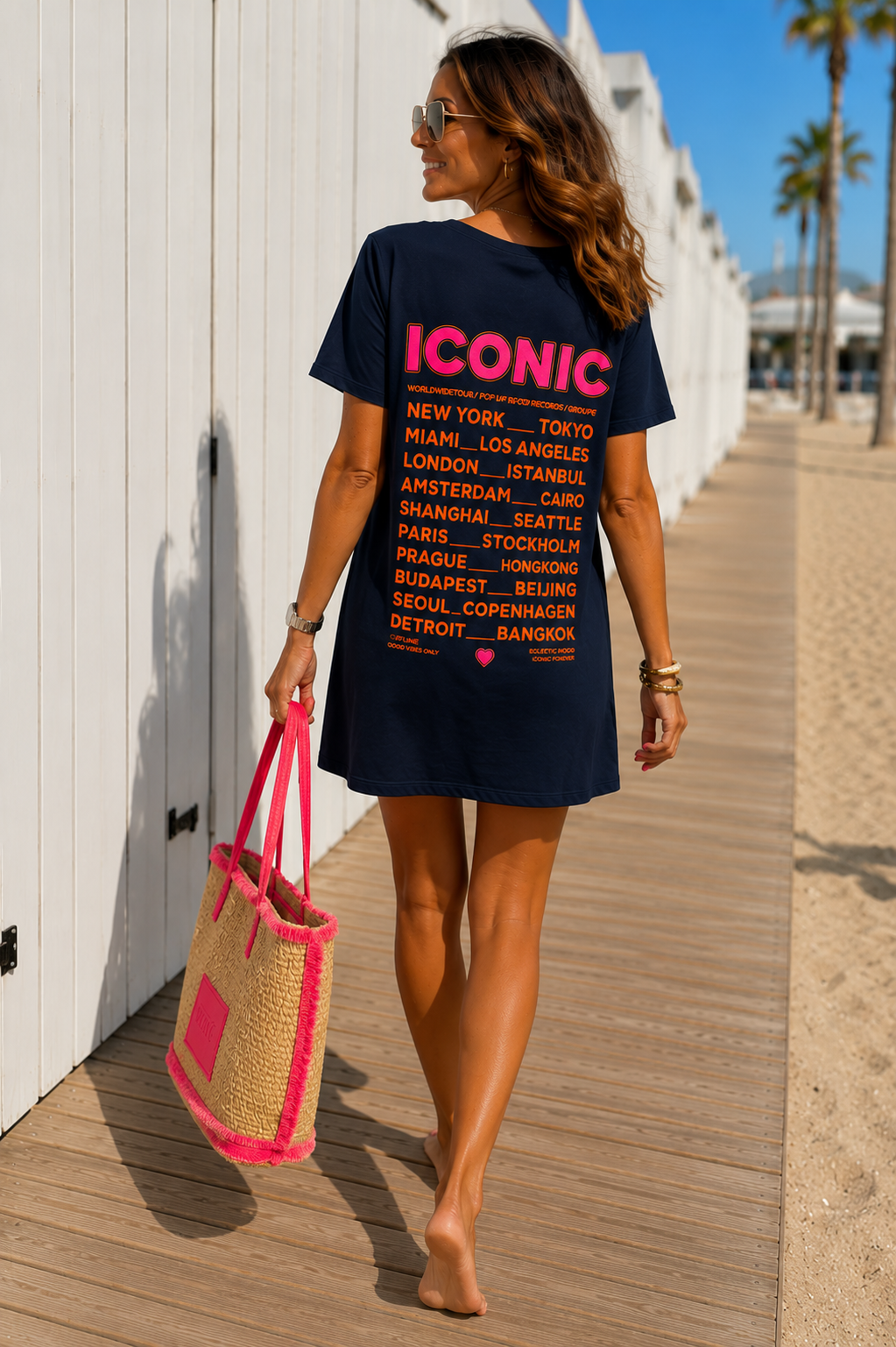 Robe « ICONIC » BLEU COURTE