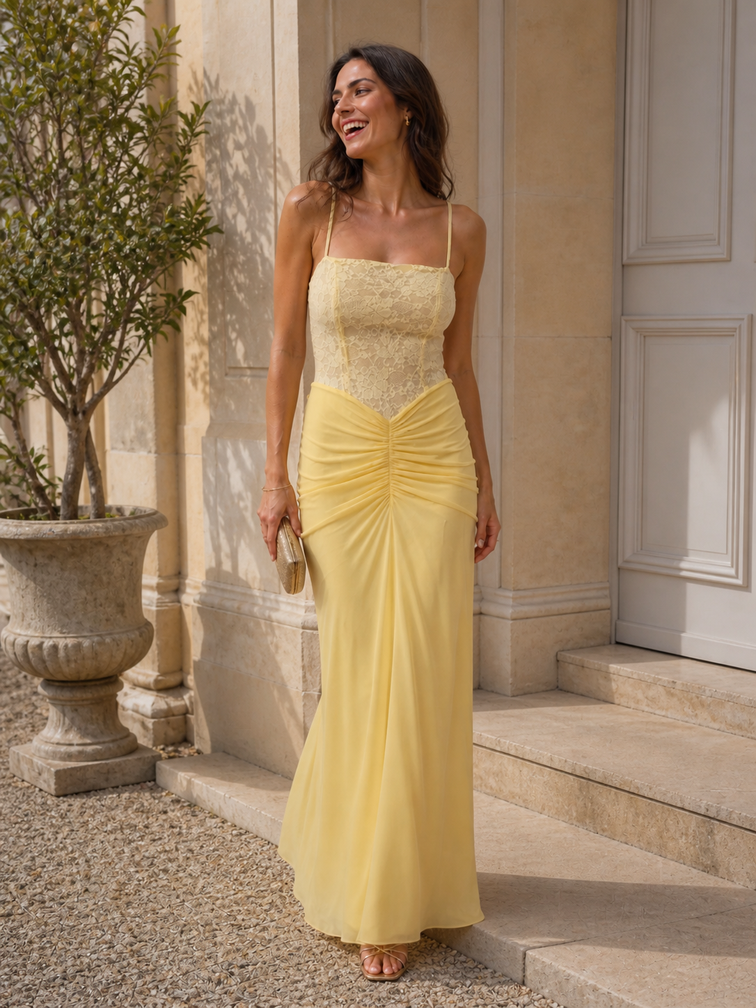 Robe « TANIA » JAUNE