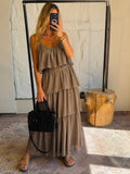 Robe « TAUPE » BOHÈME